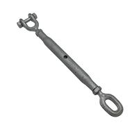 Galvanised Straining Rigging Screw Eye Jaw 6MM - 32MM (Closed Body Turnbuckle Wire Rope Tensioner) (16MM (5/8"))