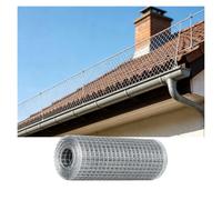 Galvanised Welded Wire Mesh Roll, Heavy Duty Wire Fencing Roll | For Outdoor Fencing, Gardens, Chicken Coops, for Filling Gaps in Buildings(1x10m/3.28x32.8ft)