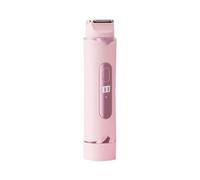 Galvanized Body Hair Expunger Double Drill Technology Waterproof Pruner for Thighs Underarms Fast Charging USB Powered ABS Substance Grooming Tool Double Head Current Hair Pruner
