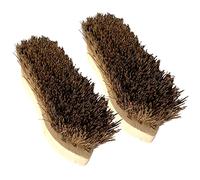 Galvanized Boot Scraper with Adjustable Boot Cleaning Brush - Heavy Duty Metal Door Mats Outdoor Boot Brush, Removes Mud and Dirt from Shoes, Walking Boots, and Wellies (Replacement Brushes only)