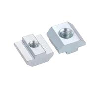 Galvanized Carbon Steel T-Slot Bolt， T-Slot Nuts M3-M10 For 20-45 Profiles Galvanised Carbon Steel Pack Of 10-100 pcs(100pcs,EU45-M5)