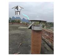 Galvanized Chimney Cap, Stainless Steel Rain Cover for Fireplace Flue, Durable Weather Resistant Flue Cover