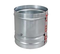Galvanized Circular Backdraft Damper (80-300mm) - Airtight Ventilation Check Valve for HVAC & Exhaust Systems(Diameter 300mm)