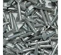 Galvanized Felt Clout Nails 13mm, 15mm, 20mm, 25mm Large Head Roofing Nails for Felt, Shed, Cabin, Pavilion Installation Rust Resistant Outdoor & Indoor Use Pack of 200 (Mixed)