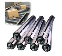 Galvanized Industrial Roller Conveyor Set of 7 | 25mm Depth x 450mm Length | Replacement Rollers for Assembly Lines & Manufacturing Processes