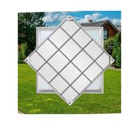 Galvanized Inspection Manhole Cover 70x70cm 27.5x27.5in Outdoor Use for Septic Tanks Yards Pathways Sidewalks & Weatherproof Access Lid