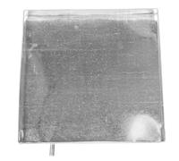 Galvanized Iron Air Conditioning Drain Pan with 0.59 in Outlet | Leakproof Barrier, Raised Edges and Sealed Seams, for Split Outdoor Condensers and Portable Units