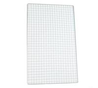 Galvanized Iron Barbecue Grid for Use with Standard Grill Racks to Enhance For Fish Meat and Vegetable Cooking Results (40 * 25cm)