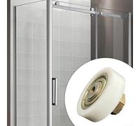 Galvanized Iron Side Curtain Axle With 30mm Roller And Rubber Bearing For Smooth Silent Operation In Residential Commercial Settings