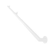 Galvanized Iron Stair Railing Grab Bar Kit - White Metal Support Balustrade Safety Handle for Indoor & Outdoor Steps, Ideal for Elderly & Kids, Wall-Mounted Stability