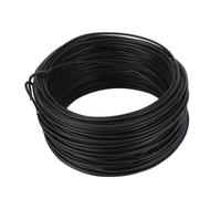 Galvanized Iron Tie Wire 1.2mm, 28m Round Cut, Cuttable and Bendable Metal Wire - Rust, Flexible Design, Ideal for Telecommunication Industry and General Use (Black)