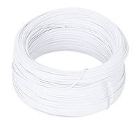 Galvanized Iron Wire Bendable White Ties 0.55mm Single For Diy Making Household Bundling Gardening Crafting Cable Organization