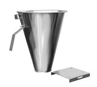 Galvanized Metal Chicken Killing Cone, 11x9x9 Inch Wall-Mounted Poultry Restraining Cone for Butchering & Coop Accessories