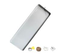 Galvanized Metal Drain Pan for Air Conditioner Outdoor Unit, Universal Window AC Condensate Drip Tray, No Leak HVAC Units Drip Tray with Drain Kit (Size : 131 * 240 * 30MM)