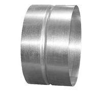 Galvanized Metal Ducting Male Hose Connector 80mm / 3.15" Aluminium Pipe Joint Ventilation Tube Coupler Coupling Adapter DPO18