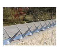 Galvanized Metal Spikes for Fences & Walls Anti Climb Barbed Wire Keeps Intruders & Small Animals Away Durable Security Solution (Medium Size)