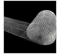 Galvanized Metal Wire Mesh Roll 0.9x3.9 ft - Welded Fence for Poultry, Garden Protection & Chicken Coop Netting (1.5x10m) - Rectangular Openings