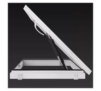 Galvanized Powder Coated Steel Roof Hatch Attic Trap Door Burglar Proofing Well Access Large Shopping Centres, Hotels(95x95cm/3.12x3.12ft)
