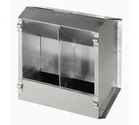 Galvanized rabbit feeder with 2 racks Kerbl