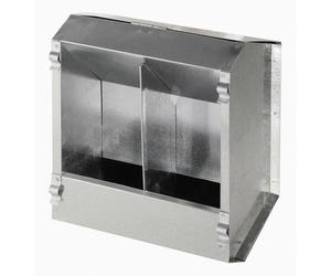 Galvanized rabbit feeder with 2 racks Kerbl