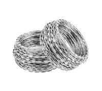 Galvanized Razor Barbed Wire, Anti-Climbing Security Fence, Sharp Protection for Wall, Garden, Factory, 0.3x30m