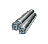 Galvanized Roller Conveyor Replacement Roller with Precision Bearings, 32mm Tube Diameter, Flexible Rotating Design, Perfect for Industrial Plants, Heavy-Duty Performance
