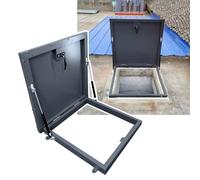 Galvanized Roof Hatch Aluminum Access Cover for Manholes and Cels. Waterproof Heavy Du Secure and Easy to Install. Ideal for Commercial and Residential Use.