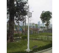 Galvanized Security Camera Pole, Weatherproof Ground Mount for Outdoor Surveillance in Industrial and Commercial Areas