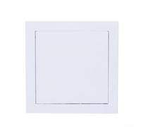 Galvanized Steel Access Door for Walls & Ceilings135° Hinged Recessed Ribs Matte White Aluminum Easy Access Insect HatchDurable & Stylish Solution for Home & Business