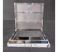 Galvanized Steel Access Hatch for Commercial RoofsPowder Coated Cover for Well Aluminum Alloy Gas ngs Secure Latch MechanismConstruct