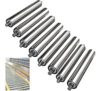 Galvanized Steel Conveyor Rollers for Heavy-Duty Material Handling in Logistics and Fencing Applins -Efficient and Versatile Transport Solutions
