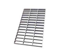 Galvanized Steel Drain Grate Heavy Duty Rainwater Gutter Cover Class B Sewer Drainage Grate for Concrete Pathways (50 x 20 x 3 cm) & Functional