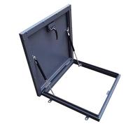 Galvanized Steel Roof Access Door with Safety Net for 70 x 70 cm Skylight - Durable and Secure Rooftop Access Solution for Safe Maintenance