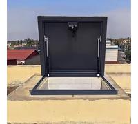 Galvanized Steel Roof Access DoorWeatherproof & Easy to Install for Roofs & DecIdeal for Commercial Use & Maintenance Access
