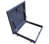 Galvanized Steel Roof Hatch 55x55 cm Deck Access Cover Weatherproof Roof Window for Easy Access and Ventilat Ideal for Roof Installats