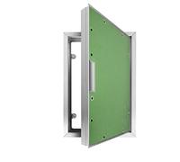Galvanized Steel Roof Hatch with Gas Springs & Latch Lock for Secure Loft Access，(Access Door 10" X 10" Aluminum Access Panel Gypsum Board/Sheet Rock Drywall Door for Wall/Ceiling Applicati