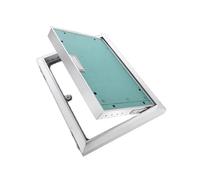 Galvanized Steel Roof Hatch with Gas Springs & Latch Lock for Secure Loft Access，Recessed Access Panel for Wood Panel, Aluminum Frame Access Door With Concealed Hinge, Touch Latch Inspection