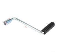 Galvanized Steel RV Jack Handle 19mm Socket | Fits standard 19mm sockets, manual leveling, smooth crank mechanism, trailer support adjustment
