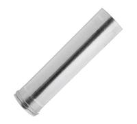 Galvanized Steel Solid Pipe Ventilation - Chimney Liner - Metal Ducting Rigid Tube. (200mm, 500mm / 0.5m)
