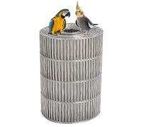 Galvanized Welded Wire Mesh for Garden Fencing - Aviary Fence & Animal Enclosure for Parrots, Pigeons & Rabbits with Cutting Pliers - 0.9x3.9 Rectangular Holes