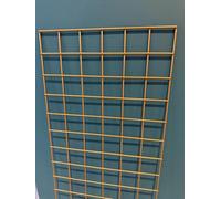 Galvanized Welded Wire Mesh Panels Coated Gold | 50mm x 50mm (2" x 2") Mesh Hole | Strong 4mm Wire (100cm x 45cm)