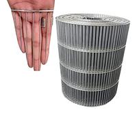 Galvanized Welded Wire Mesh Roll Hardware Cloth for Garden Fencing Air Bricks Filtration 1x(39x118in) Durable Silver Wire for Outdoor Use