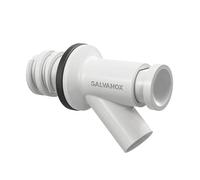 Galvanox Cooler Spigot Drain Plug Designed for Yeti Tundra and Tank Bucket Coolers, Leak-Proof Water Dispenser (White)