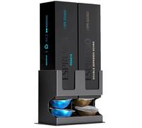 GALVANOX Countertop Dispenser for Nespresso Vertuo Pods Holder (2 Box Sleeve Holder) Freestanding Organizer Stand, Non-Slip Steel Base, Dispenses 2 Coffee Flavors (20 Vertuoline Pods)