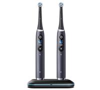 GALVANOX Dual Electric Toothbrush Charger for OralB iO Series 10/9 / 8/7 / 7G, Magnetic Charging Base with LED Indicator (Travel-friendly) USB Powered Replacement for Braun OralB iO Models