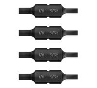 Galvanox Flat 1/8" - 3/32" Double Sided Replacement Bits for Leatherman Multi-Tools (4 Pack)