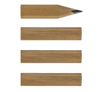 GALVANOX Flat Bit-Shaped Wood Carpenter Pencils for Leatherman Multi-Tools (4 Pack)