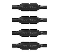 Galvanox Hex 3mm - 2.5mm Double Sided Screwdriver Replacement Bits for Leatherman Multi-Tools (4 Pack)