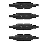 Galvanox Square #2 - #1 Double Sided Screwdriver Replacement Bits for Leatherman Multi-Tools (4 Pack)