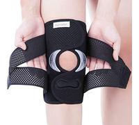 Galvaran Professional knee brace with side stabilizers, adjustable knee support with meniscus pad and patella gel pad for meniscus tear knee pain ACL MCL injury recovery men and women, training